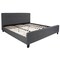 Flash Furniture Platform Bed, Tribeca, King, Dark Gray HG-32-GG - alternate 3